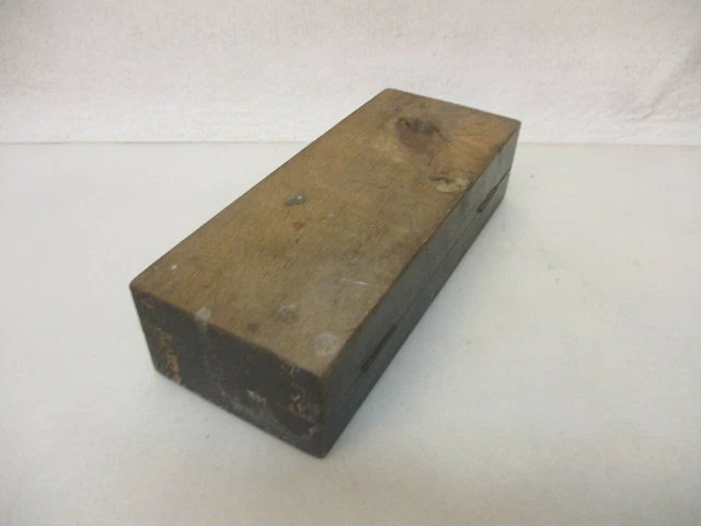 x-20443 Alte Messing Gewichte im Holzkasten 5-200g,mit Gebrauchsspuren 3