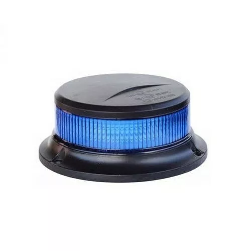 Lampeggiante LED BLU Magnetico Auto Camion 12V 24V Magnetico Omologato ECE R65 2