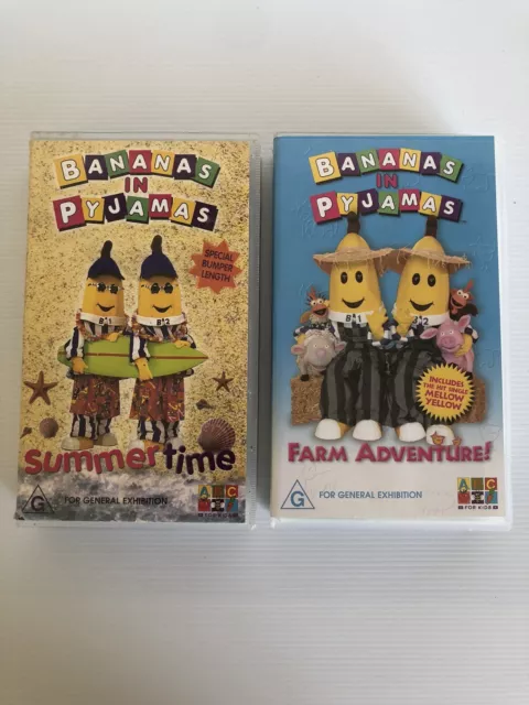 BANANAS IN PYJAMAS VHS Summertime Farm Adventure ABC Kids PAL 20.00 PicClick AU