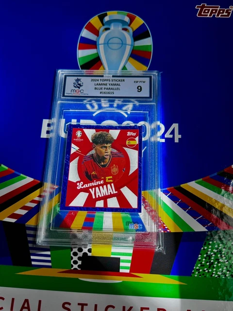 Autocollant Topps Euro 2024 Seiwald (Suisse) - Parallèle Bleu RARE - Neuf