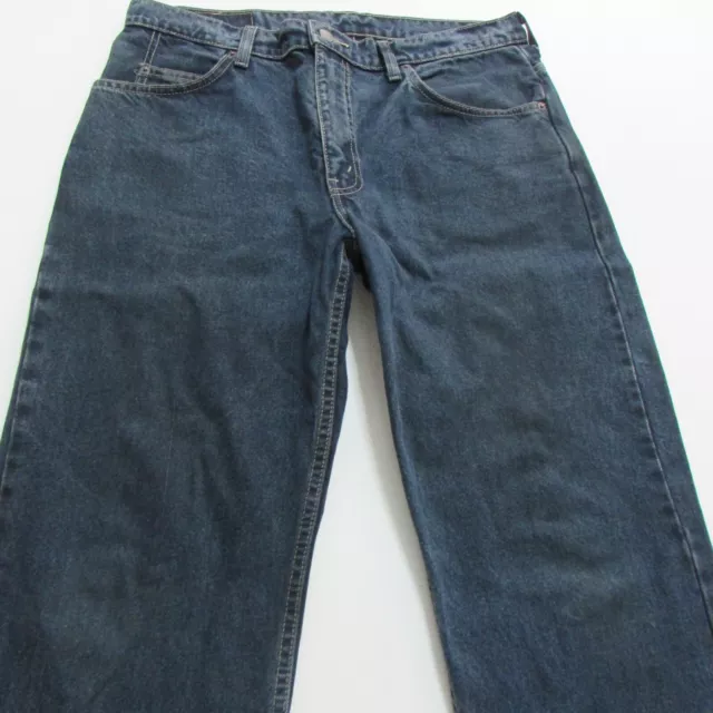 Vintage Levi's 604 Jeans Mens Sz W36 L32 Straight Dark Blue Denim Australia