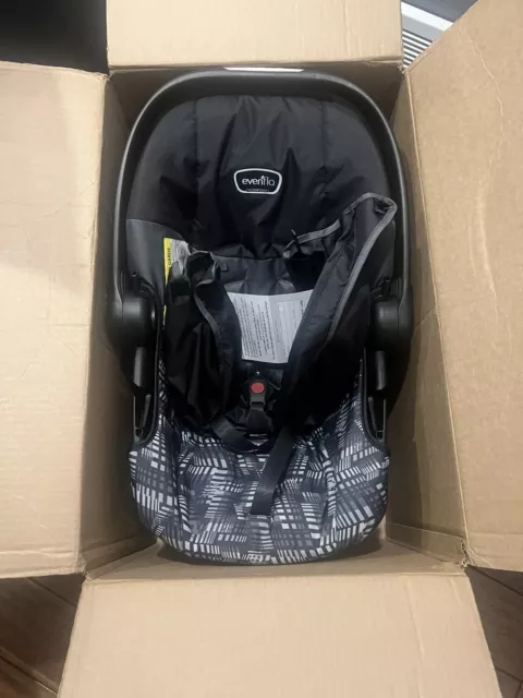 Evenflo NurtureMax Infant Car Seat - 4-22 lbs. -  Brooklyn Black- Open Box