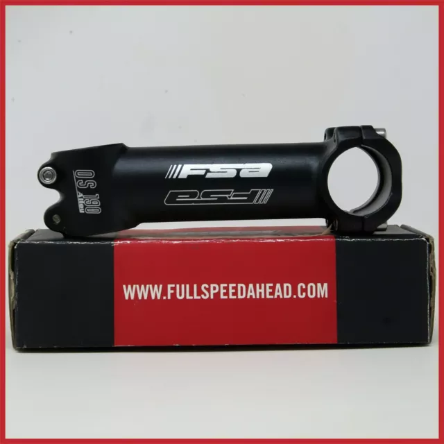 NOS FSA OS 190 ALLOY AHEAD STEM 120mm 1"+1/8 31.8mm THREADLESS RACING BICYCLE
