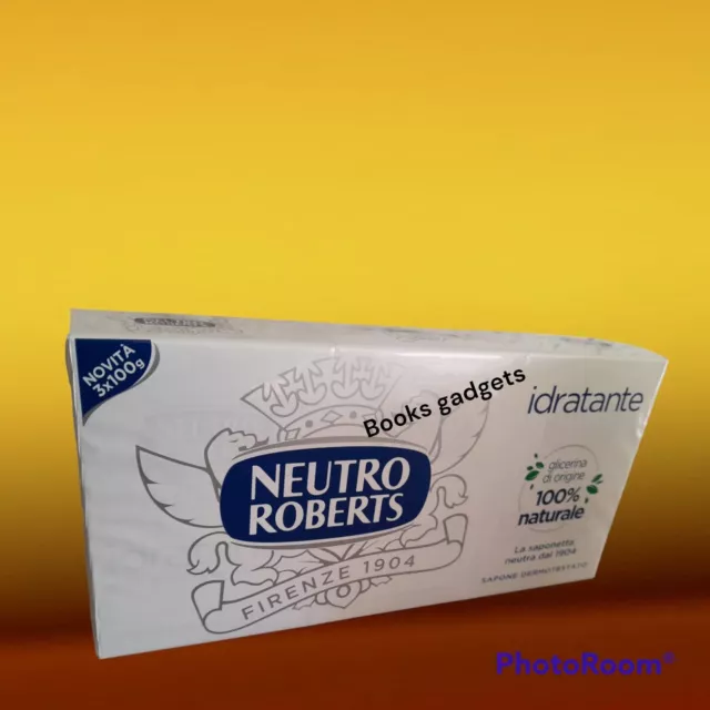 8 Conf. (24 Saponette) Neutro Roberts Saponetta Idratante con Glicerina Naturale