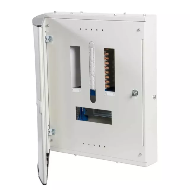Hager 4 Way 125 Amp TP+N Type B Distribution Board without Incomer  a3