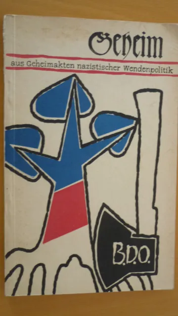 DDR Propaganda-Heft (1960) über NS-Politik gegenüber den Wenden Extrem selten!!