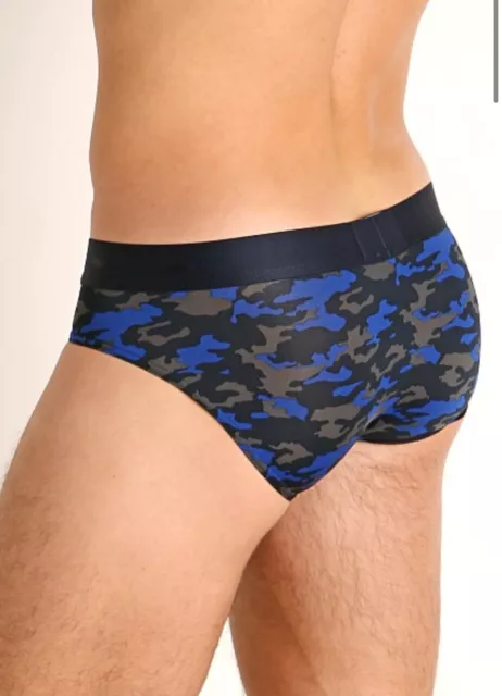 Emporio Armani ~  Marine Camo  Men's Essential Microfiber Trunk / Brief  ~ Xl 3