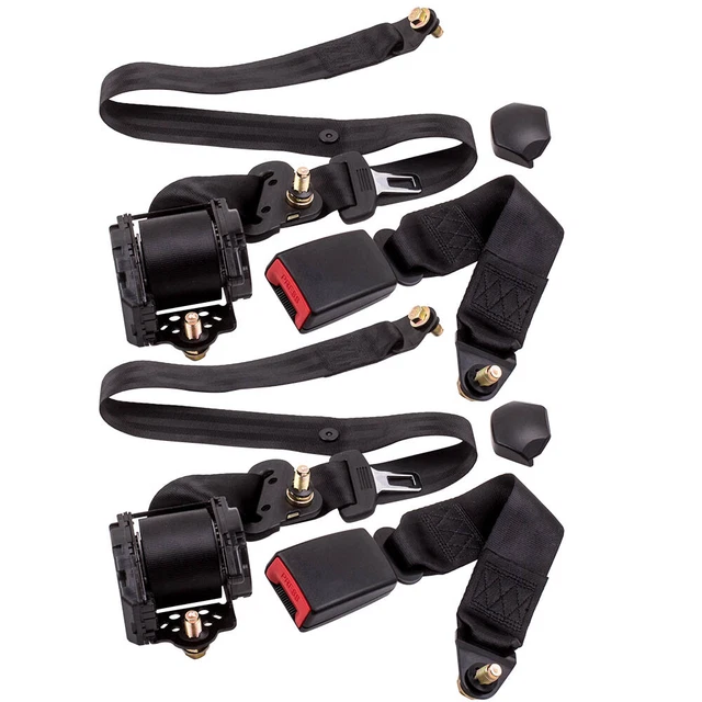 Coppia 3 punti auto cintura di sicurezza cintura vasca universale 3000x46 mm