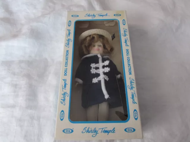 VTG vinyl 8" SHIRLEY TEMPLE DOLL Ideal NRFB Poor Little Rich Girl 1097-112322