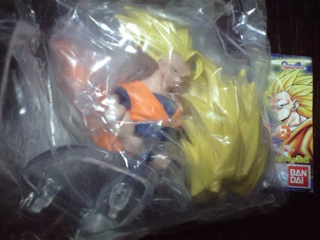 Bandai Dragonball Z HG Part 7 Gashapon Figure Super Saiyan 3 Son