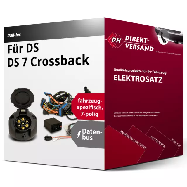 Für DS DS 7 Crossback Typ J Elektrosatz 7polig spezifisch neu