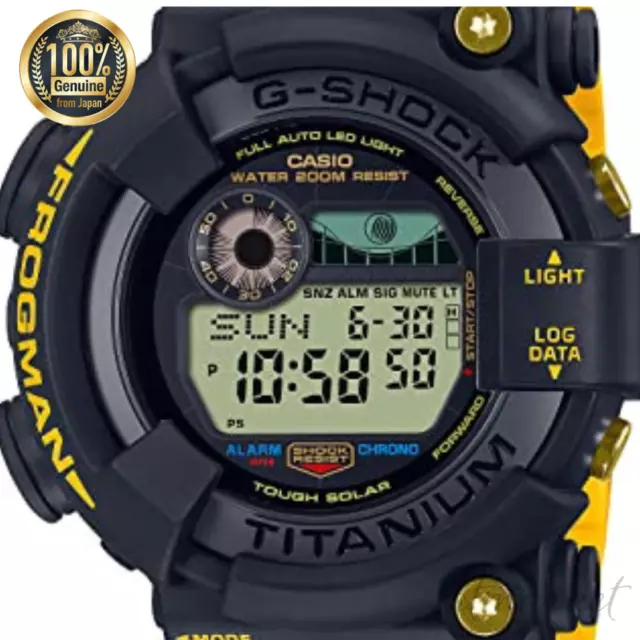 CASIO G-SHOCK FROGMAN GW-8200K-9JR Love The Sea And The Earth Black Yellow Watch
