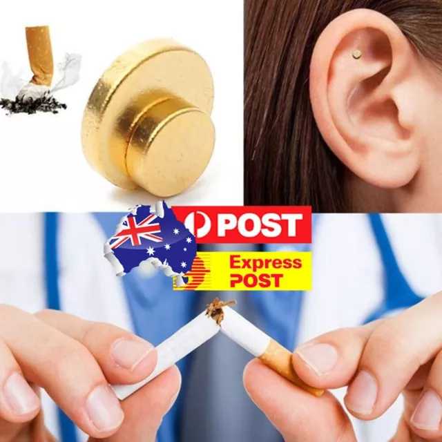 Ear Smoking Magnet Quit Acupressure Magnetic Stop Smoke Cigarettes Anti Therapy