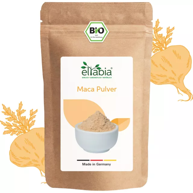 Bio Maca Pulver aus Peru | Premium Macapulver | Rohkost Qualität | Maka Wurzel