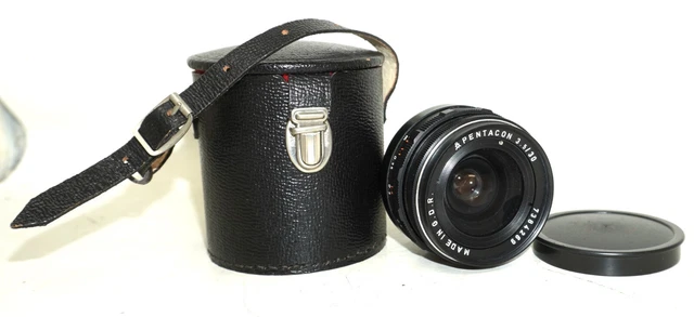 Objetivo Pentacon 3.5/30 funcional Made in G.D.R / RDA en bolsillo