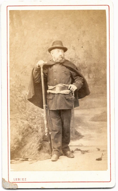Cdv. Militaire A Identificare, Colonel Mobile Da Disdéri. Guerre 1870