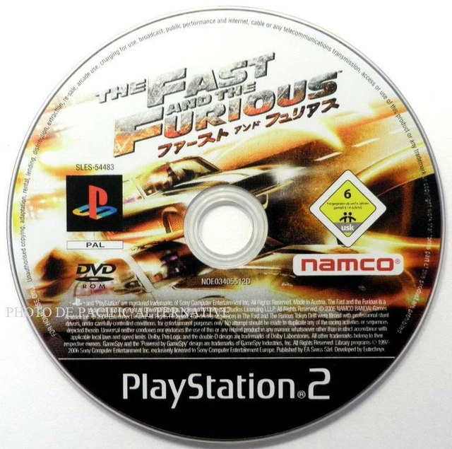 Jeu PS2 The Fast And The Furious - Version PAL Française Avec Notice - Bon état