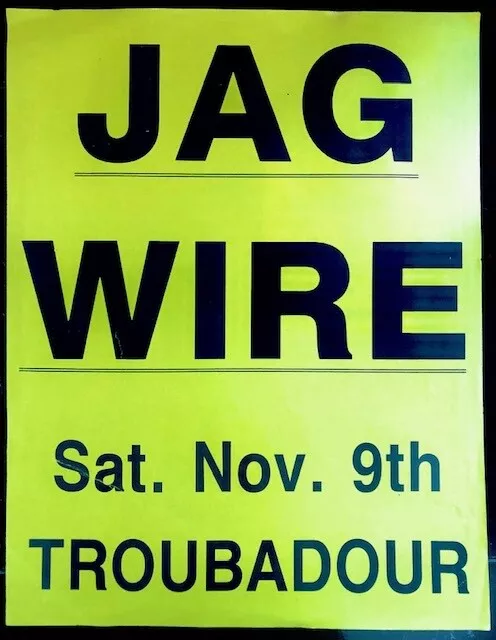 Jag Wire Telephone Pole Poster Original