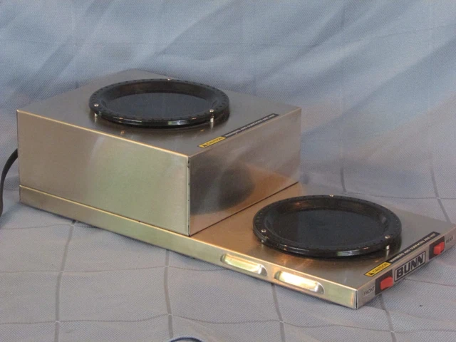 Bunn WL2 Double Coffee Warmer Stainless Steel Used Working     #1