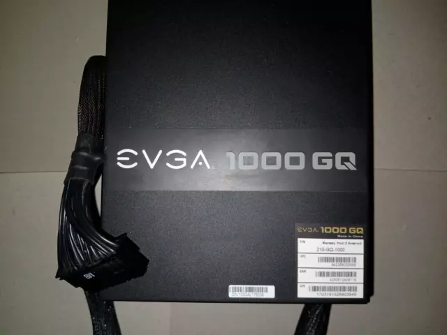 EVGA 1000 GQ 1000W - 80Plus Gold Semi Modular Power Supply