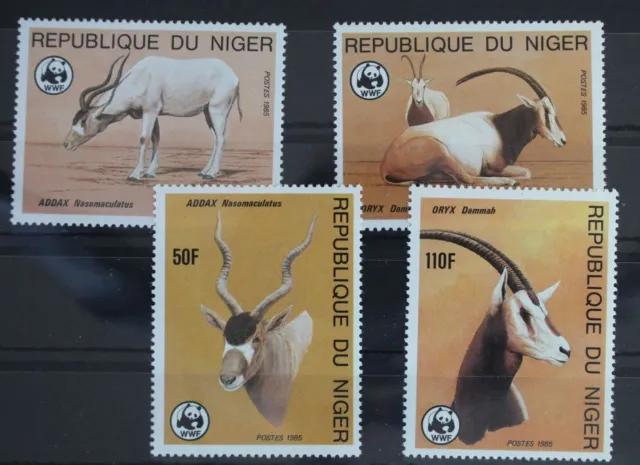 niger 941-944 postfrisch Naturschutz Mendesantilope #WR843