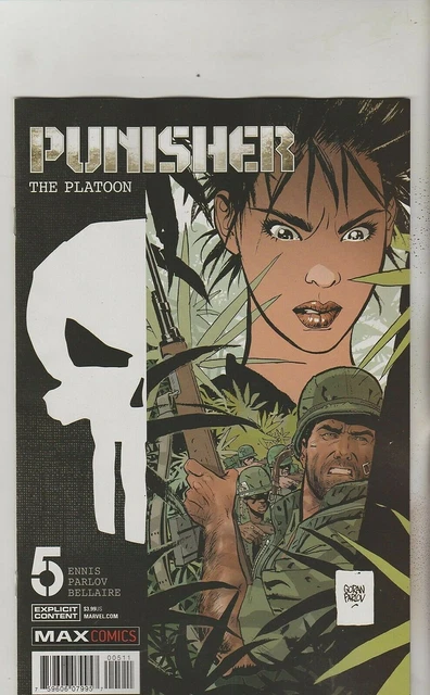 Punisher The Platoon #5 Garth Ennis Goran Parlov Nmt 1St Print Marvel Max 2018