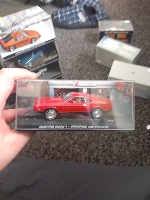 MUSTANG MACH 1 #13 007 James Bond Collection Model DIAMONDS ARE FOREVER DieCast