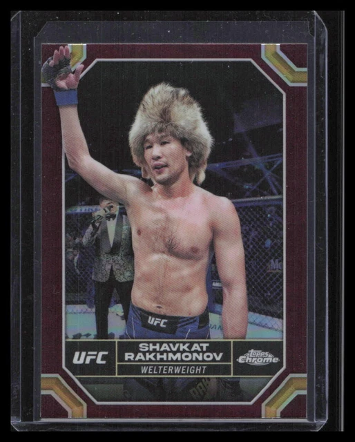 Carte Sportive 2025 Topps Chrome UFC - Alistair Overeem Réfracteur Géométrique Auto SP - Rare