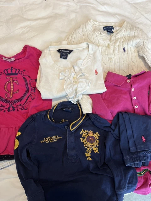Pacchetto vestiti ragazze Ralph Lauren, età 4 anni 4T 6 pezzi