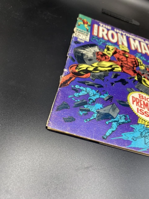 Marvel Comics 1968 Invincible Iron Man #1 Big Premiere Issue Original 1st MCU 2