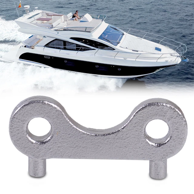 Clé bouchon pont bateau remplissage carburant Boat Fuel Fill Deck Cap Key Plate