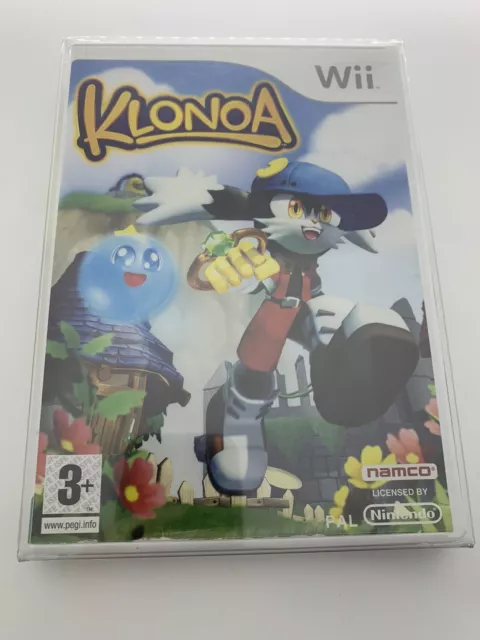 Klonoa Nintendo Wii, PAL Complete With Manual Rare UK Pal With Protective Case