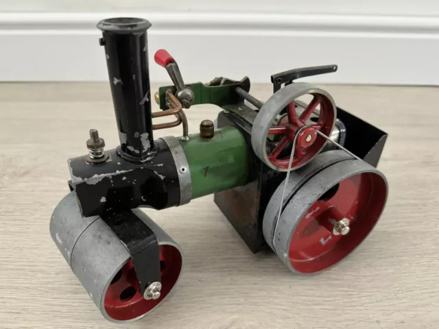 Mamod SR1A Working Live Steam Roller - Red