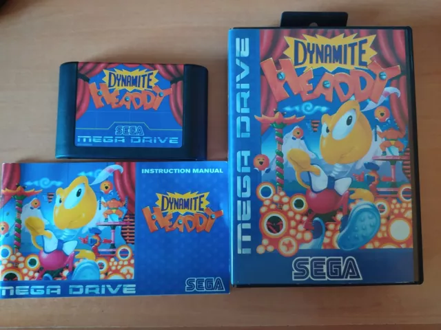 Dynamite Headdy, Sega Megadrive, Complete, Pal, Near Mint