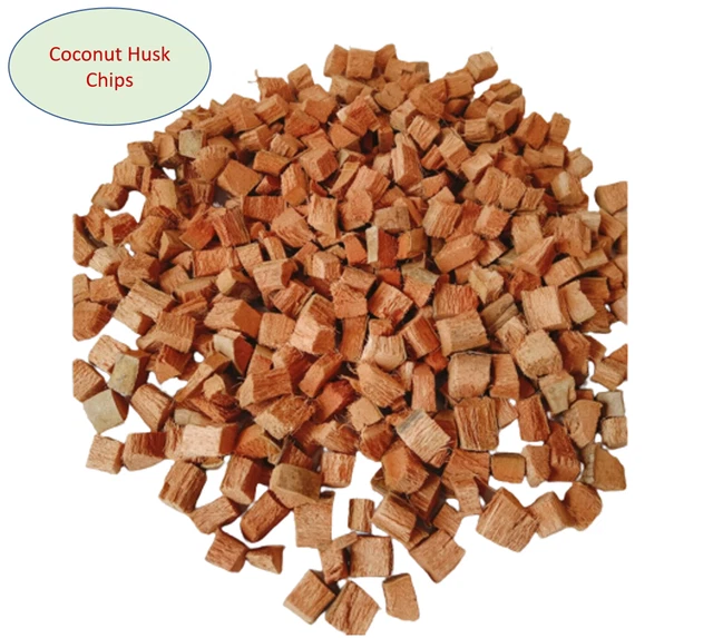 COCONUT HUSK DRY Chips for Plant Orchids Bedding Substrate Fiber ...