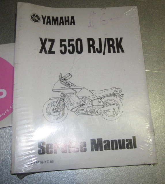 Yamaha Xz 550 Rj/Rk Service Repair Manual