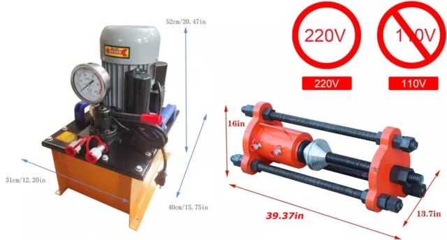 100T Excavator Pressing Chain Pressing Machine Track Pin Disassembly Machine-