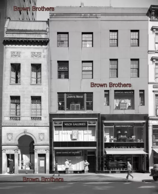 1946 NYC 55 East 57th St. Art & Antiques Gallery Film Camera Negatives #5 (2pc)