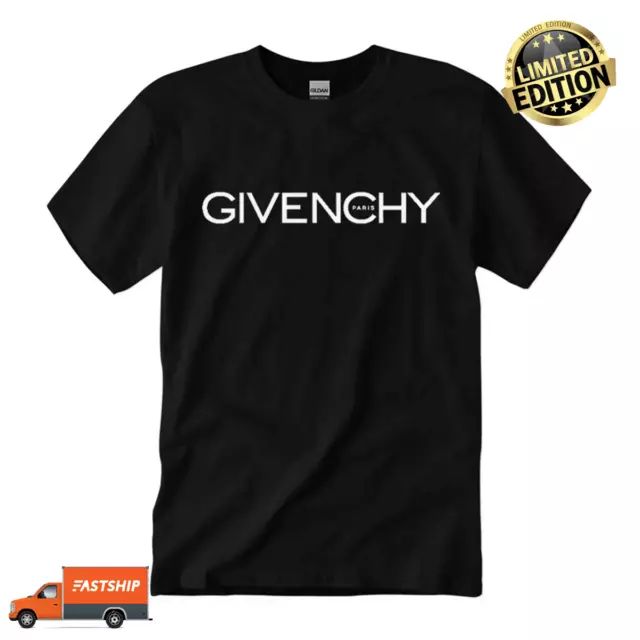 Givenchy Logo T-Shirt Black White All Size S-5XL NPK679