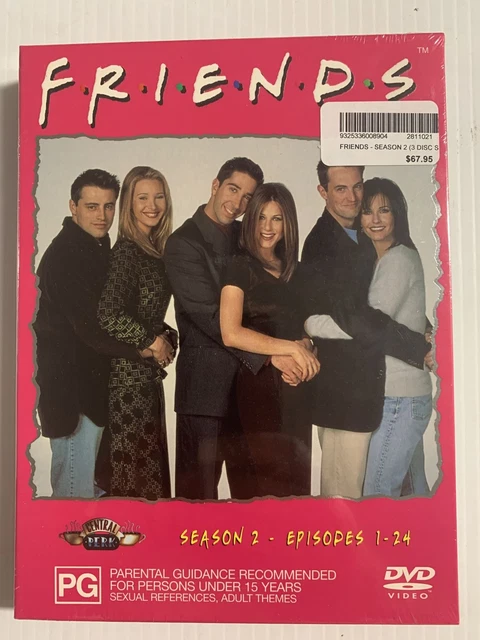 FRIENDS SEASON 2 Sealed DVD Episodes 1 24 21.95 PicClick AU