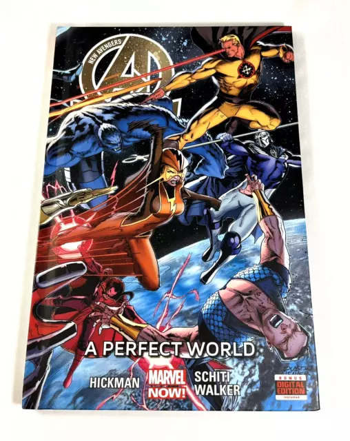 Marvel New Avengers A Perfect World by Jonathan Hickman 2014 Hardcover 1st Print