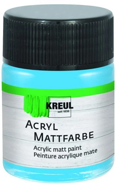Kreul Acryl Mattfarbe himmelblau 50 ml  Künstlerfarben