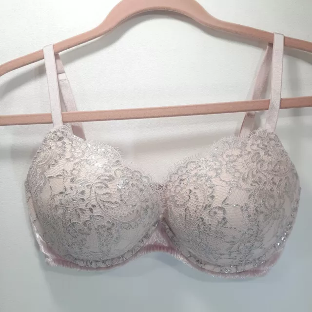 NWT VICTORIAS SECRET Dream Angels Wicked Unlined Uplift Lace Bra