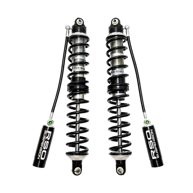 2.5 Adjustable Remote Reservoir Coilover Shocks Rear 6" For 07-18 Jeep JK/JKU