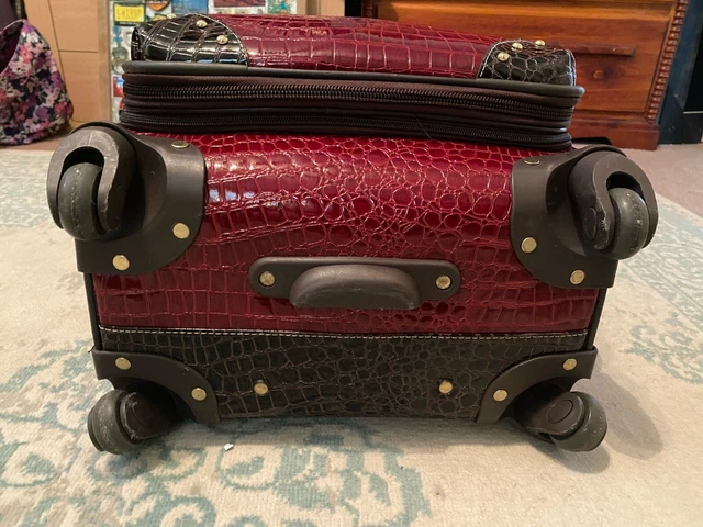 samantha brown croc luggage  Classic Collection 2 piece Carry On Spinner Tote 3