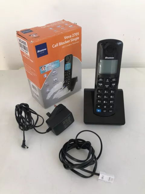 Binatone Veva 2705 Single Digital Cordless Telephone Black