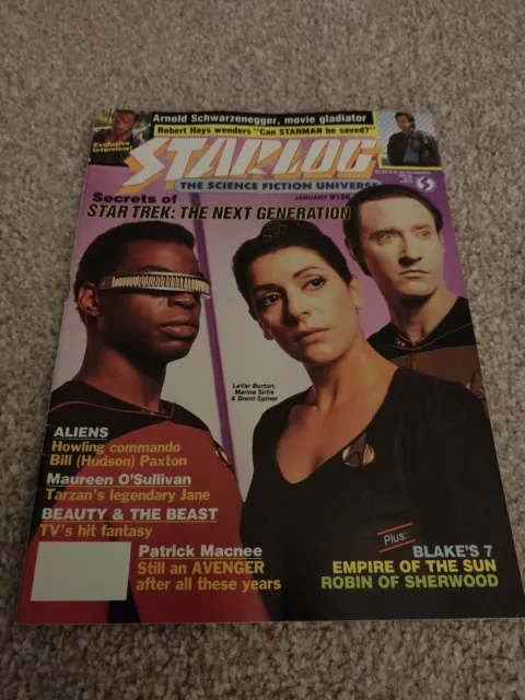 Starlog Sci-Fi Magazine - January 1988, No. 126 - Star Trek Next Gen Cover