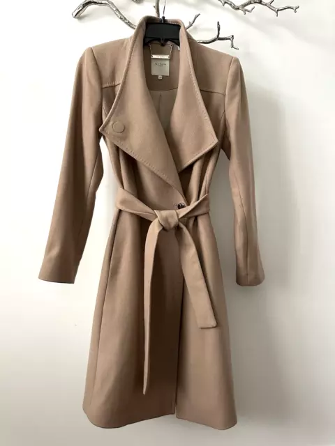 Sandra wool cashmere blend wrap coat 2025