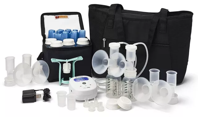 NEW Ameda Mya Joy Hospital Strength Electric Breast Pump Tote and Accessories