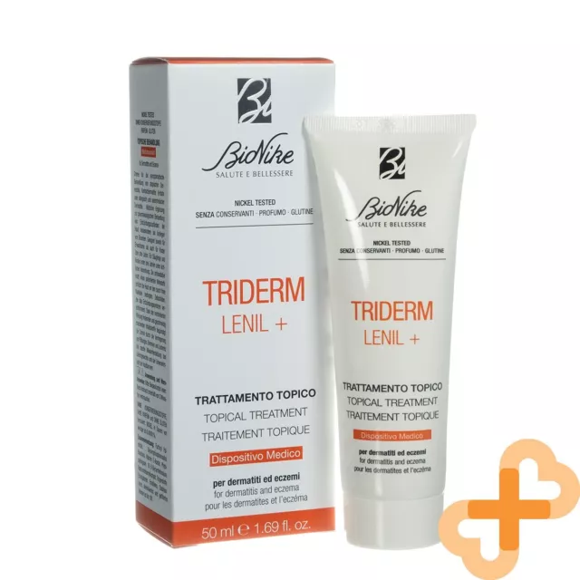 BIONIKE TRIDERM LENIL+ Topical Cream for Skin Affected by Dermatitis Eczema 50ml